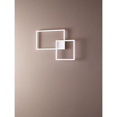 PLAFONIERA IN ALLUMINIO COLORE BIANCO